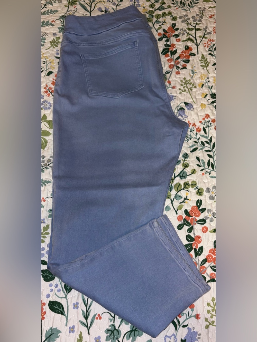 Chico’s light blue pull-on Jegging Ankle jeans Size 3P Petite cotton blend